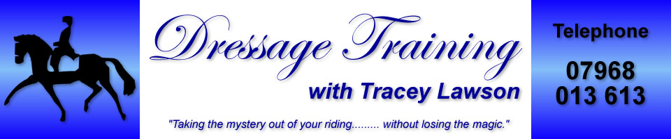 Dressage Training with Tracey Lawson // Taking the mystery out of your riding, without losing the magic // Telephone 07968 013 613